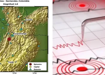Reportan temblor en Colombia de magnitud 4,6 en Los Santos, Santander: se sintió en varias ciudades del país