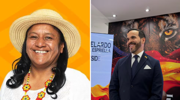 Aida Quilcué cuestionó la posesión presidencial de Abelardo de la Espriella en Cali: “Nunca han defendido los derechos humanos”