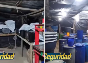 Policía de Colombia y Ejército Nacional inhabilitaron estructura utilizada para el tratamiento de cocaína