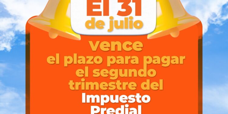 PAGANDO EL PREDIAL A TIEMPO LE APORTAS AL DESARROLLO DE LA PERLA