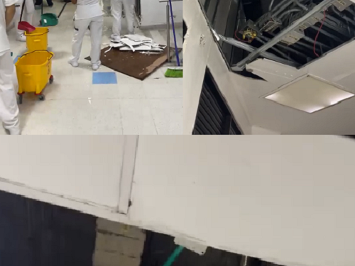 EN VIDEOS: FUERTE SISMO DEJA GRAVES DAÑOS EN LA INFRAESTRUCTURA DEL HOSPITAL SAN JORGE DE PEREIRA