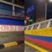 Vandalizan murales de los símbolos patrios con los que Cali se viste de gala para recibir posesión presidencial