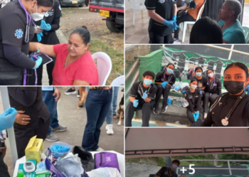 Estudiantes de salud y miembros del ERAP despliegan brigadas de atención comunitaria en Pereira