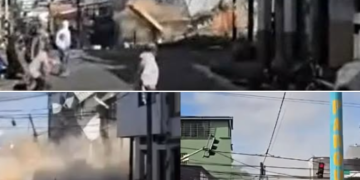 ¡Se vino abajo! Colapsó edificación en pleno centro de Pereira tras secuelas del sismo