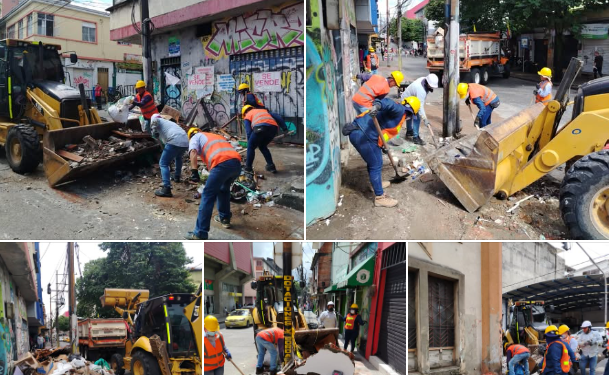 AVANZA LAS JORNADAS DE REMOCIÓN DE ESCOMBROS