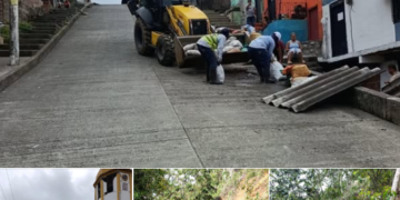 ALCALDÍA DE PEREIRA ACOMPAÑA A LOS CORREGIMIENTOS EN REMOCIÓN DE ESCOMBROS Y REHABILITACIÓN DE VIAS