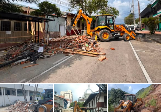 A RISARALDA LA LEVANTAMOS¡ LA MAQUINARIA SIGUE POR TODO EL DEPARTAMENTO