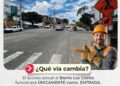 ATENCIÓN: CAMBIO VIAL EN EL SECTOR DE LOS CISNES