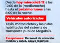 Prohibida la circulaciòn de carros en Pereira