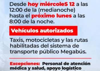 Prohibida la circulaciòn de carros en Pereira