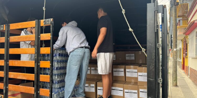 LLEGARON LOS PRIMEROS 200 MERCADOS PARA SANTA ROSA DE CABAL