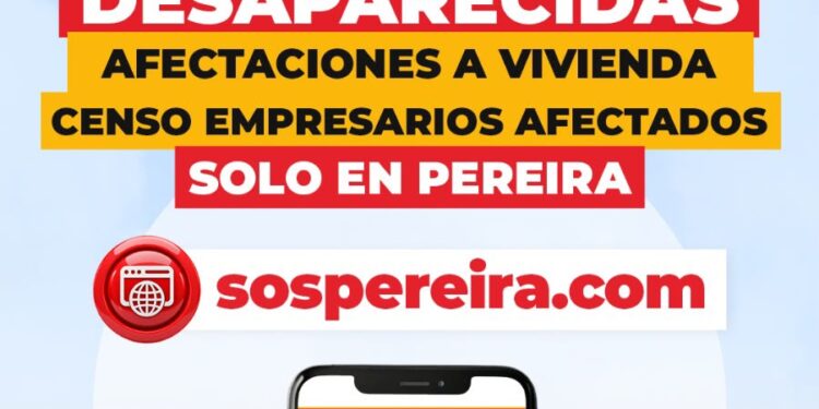 SI TIENES AFECTACIONES, POR FAVOR NO ESPERES: INGRESA TU REPORTE EN SOSPEREIRA.COM Y COMPLETA EL FORMULARIO OFICIAL