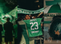 Así vivió James Rodríguez el banderazo de los hinchas de Atlético Nacional en Bogotá, previo a su primer partido en la Liga BetPlay