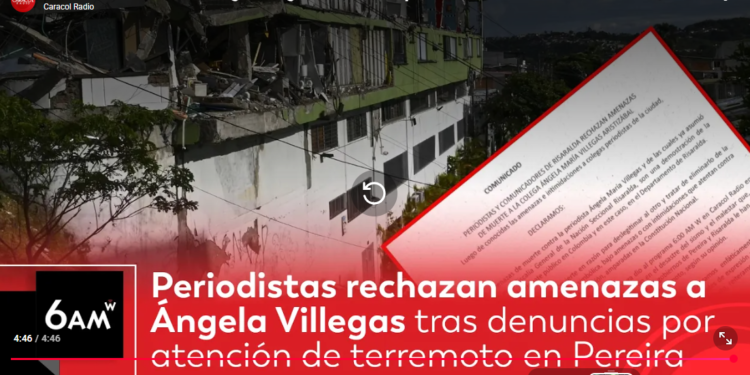 Gobernador de Risaralda pide celeridad en investigación por amenazas contra periodista