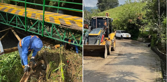 Serviciudad interviene redes de acueducto y alcantarillado y atiende inundaciones tras fuertes lluvias en Dosquebradas