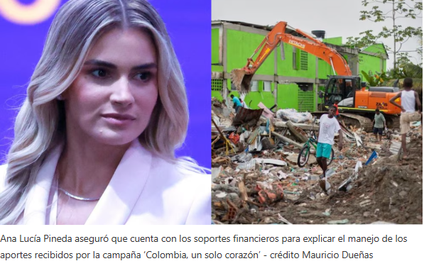 La primera dama, Ana Lucía Pineda, respondió a cuestionamientos por donaciones al Fondo Milagro para los afectados por el sismo: “Tengo mi rendición de cuentas”
