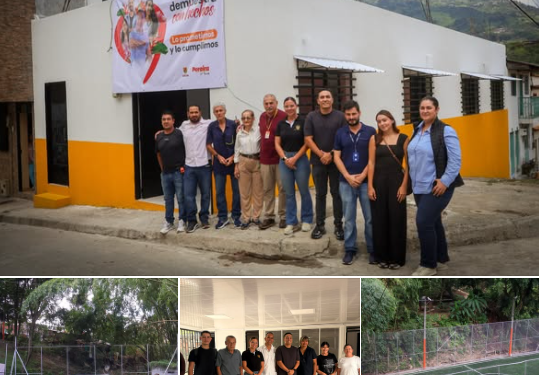 La Secretaría de Vivienda entregó obras en El Poblado, San Nicolás y Río Otún, con una inversión total de $600 millones.